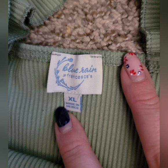 Sage Ribbed Bodysuit - Picture 2 of 4